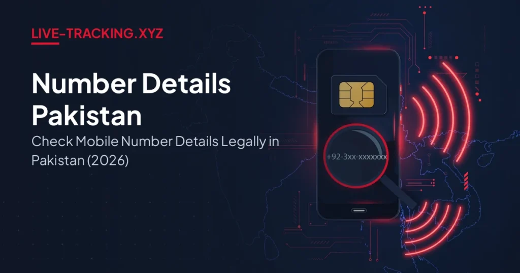 Number details Pakistan — check mobile number details online legally
