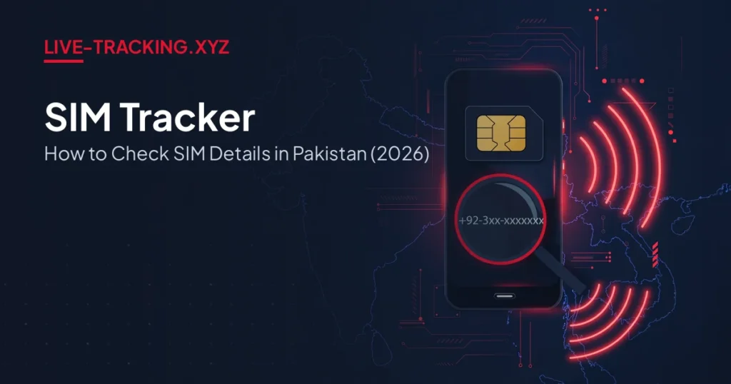 SIM tracker Pakistan — check SIM details online with legal PTA methods